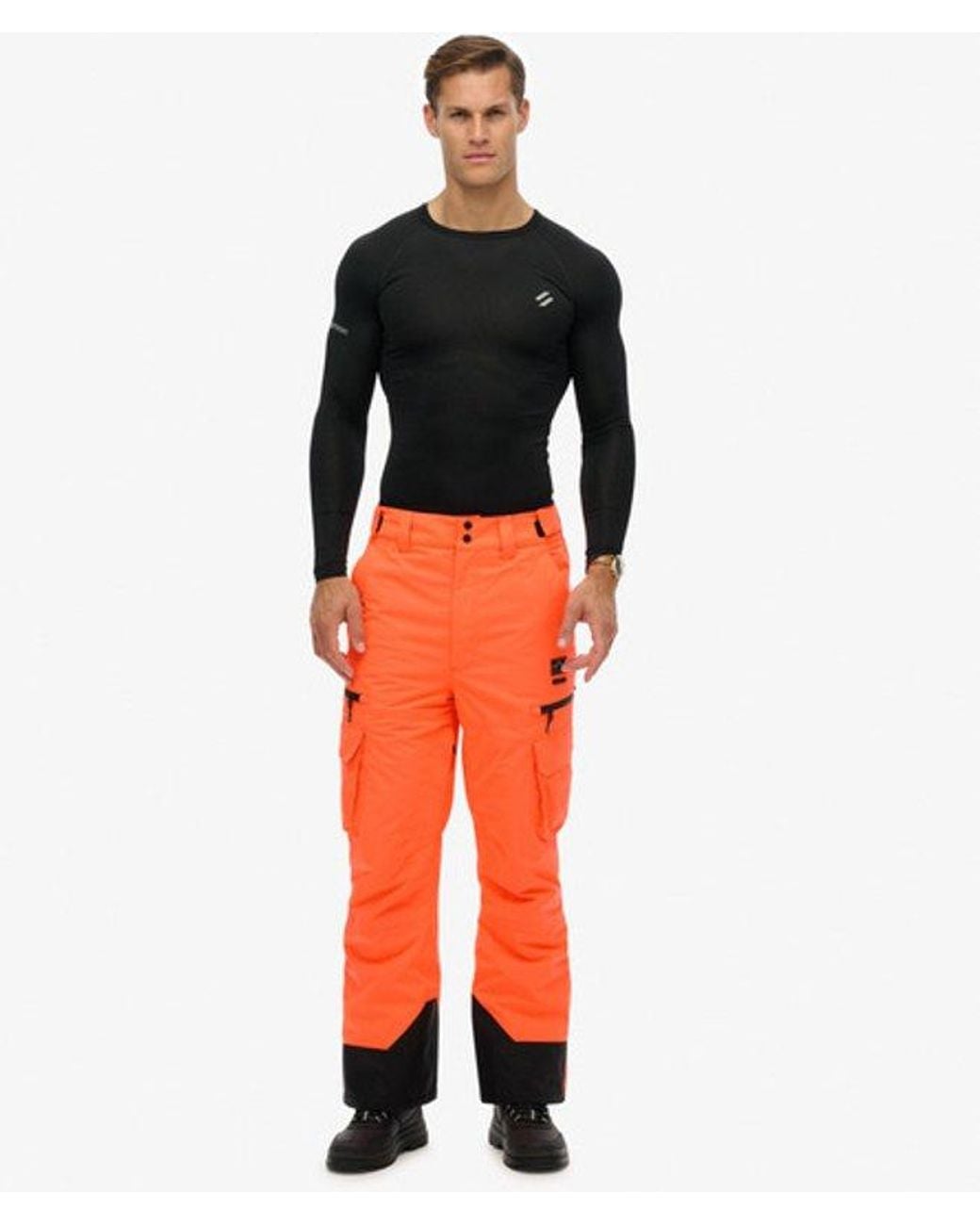 Superdry Red Ultimate Freestyle Ski Pants for men