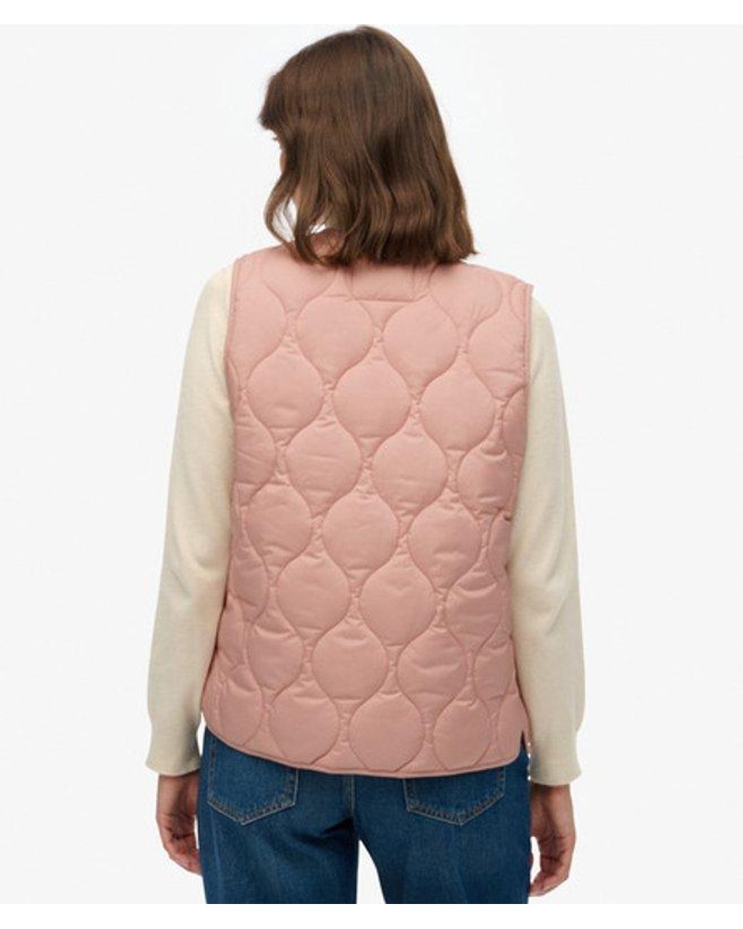 Superdry Blue & Co Quilted Lite Liner Gilet