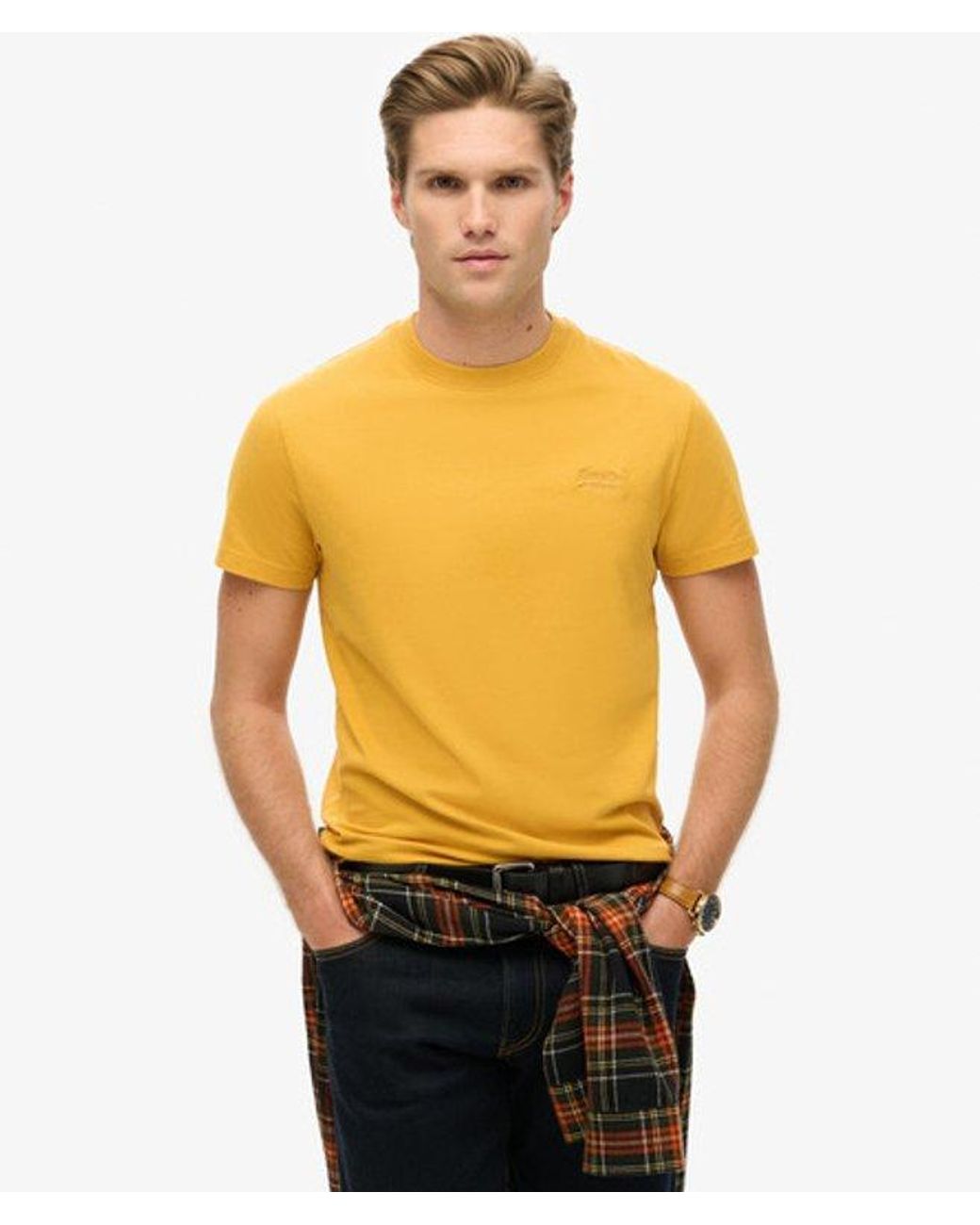 Superdry Yellow & Co Essential Logo T-shirt for men