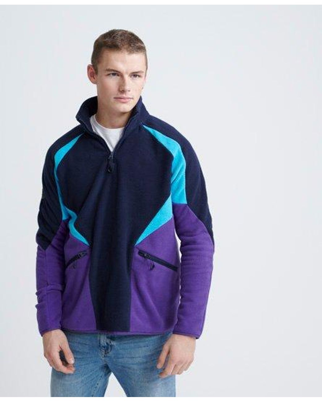 polar hoodie blue