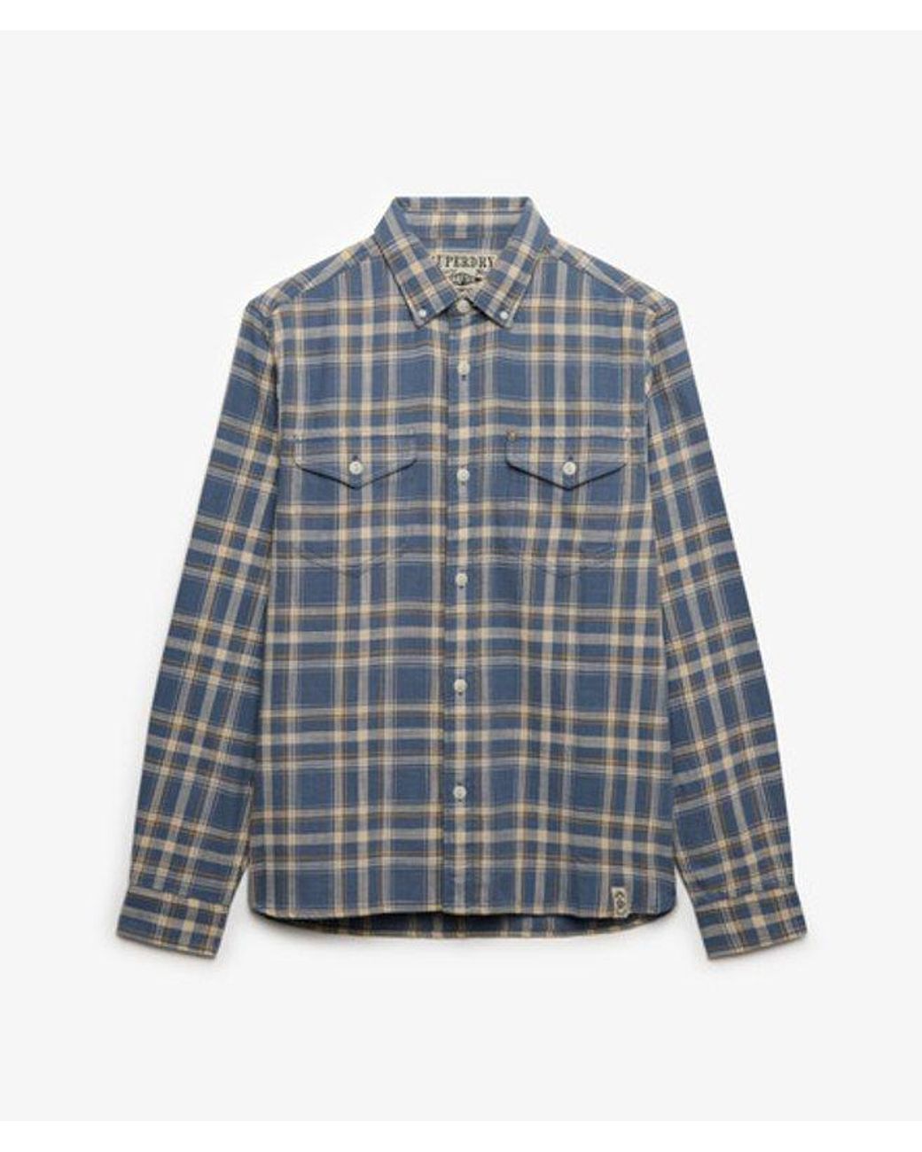 Superdry Blue & Co The Merchant Store - Lite Check Shirt for men