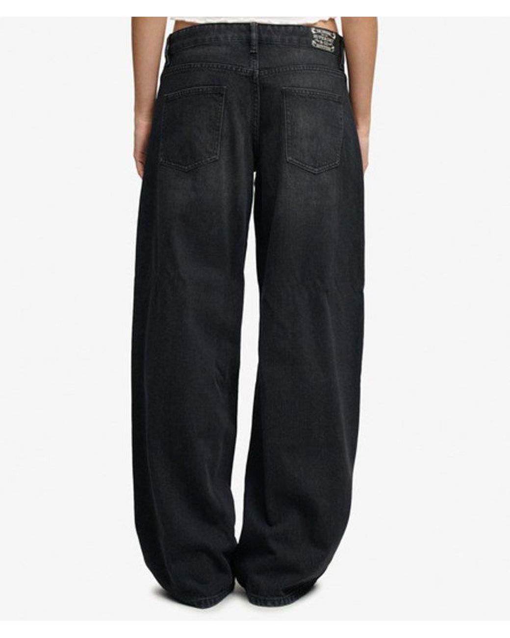 Superdry Blue & Co Mid Rise baggy Jeans