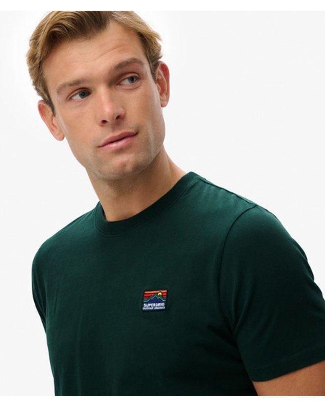 Superdry Green & Co Great Outdoors Embroidered Relaxed T-shirt for men