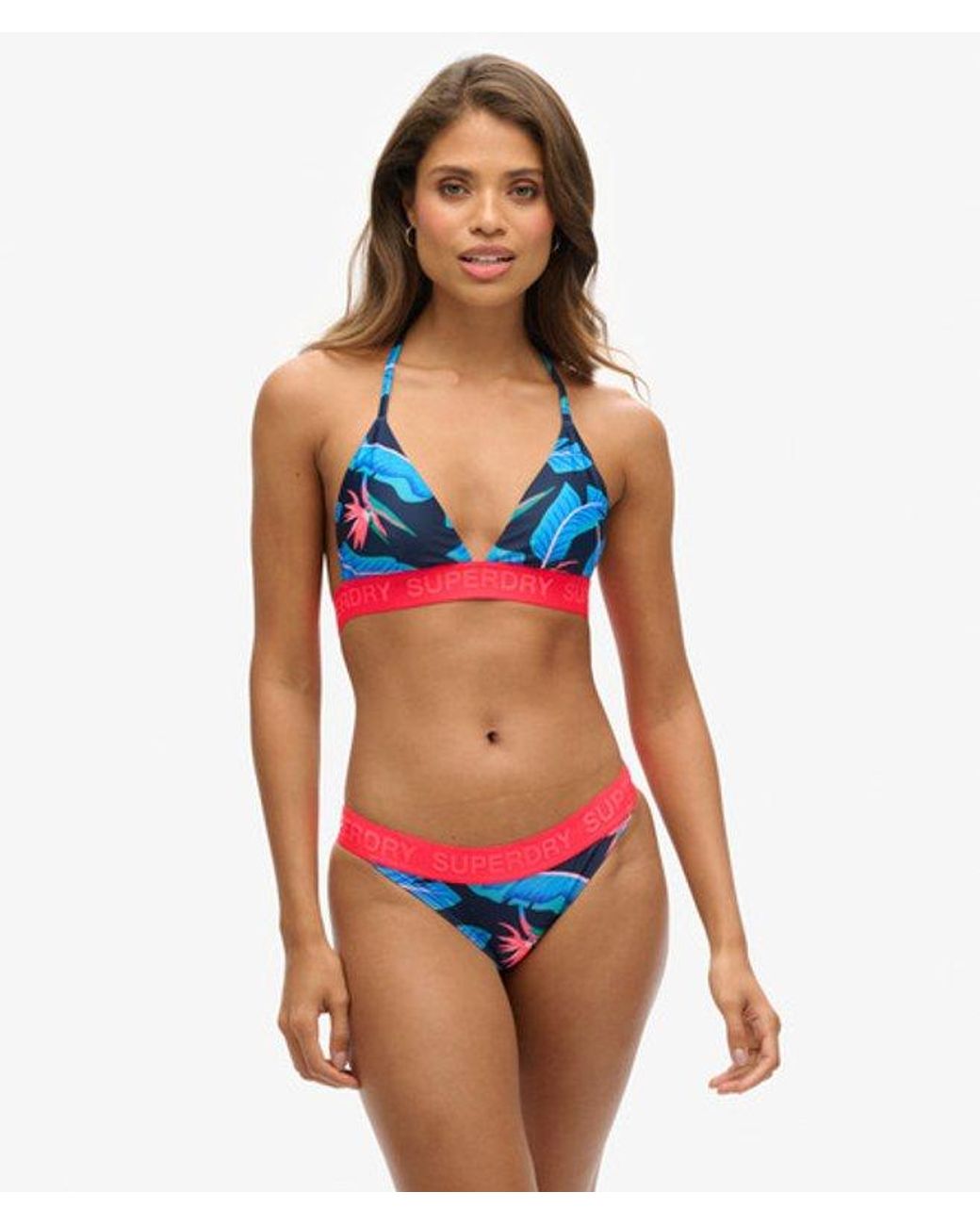 Superdry White & Co Logo Classic Bikini Briefs