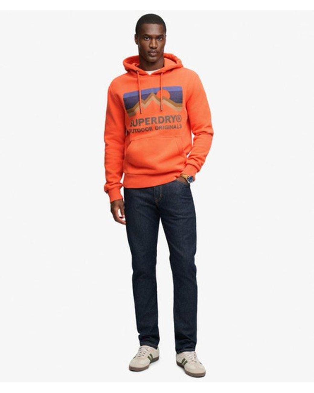 Superdry Orange & Co Great Outdoors Relaxed Hoodie for men