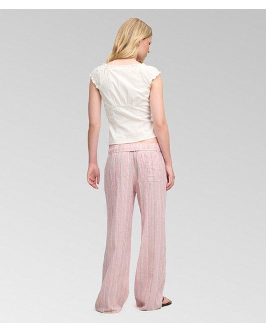 Superdry Pink & Co Komodo Pushkar Stripe Trousers