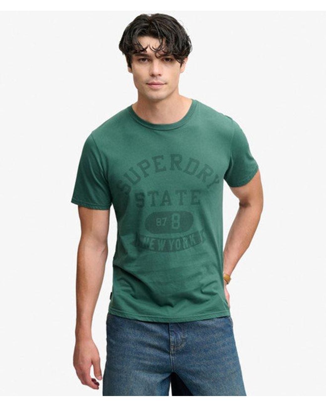 Superdry Green & Co Athletic Tonal T-shirt for men