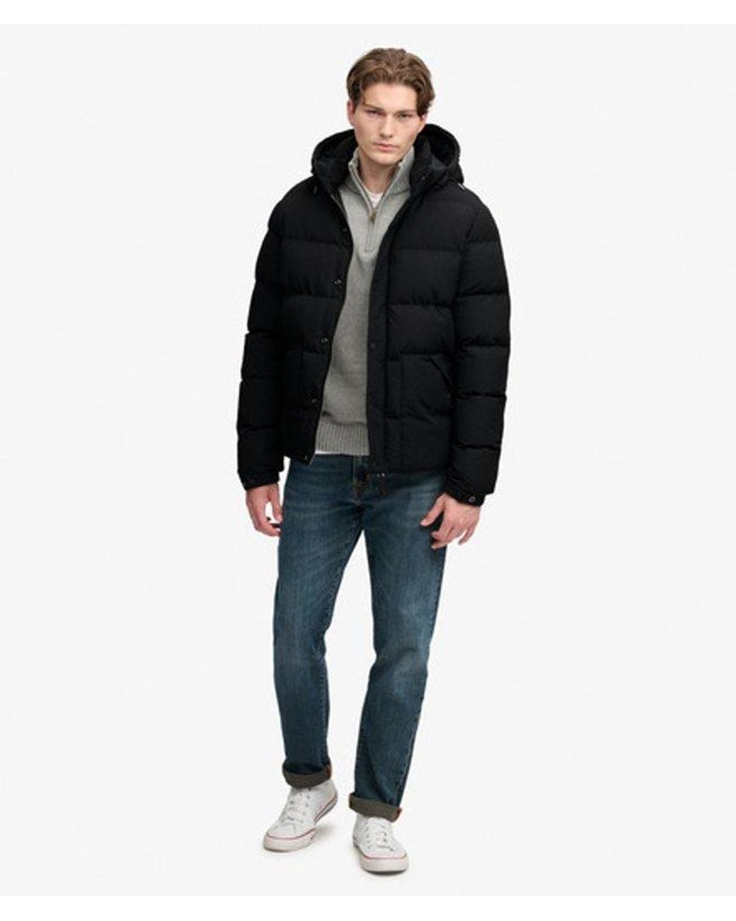 Superdry Black & Co Classic Everest Puffer Jacket for men