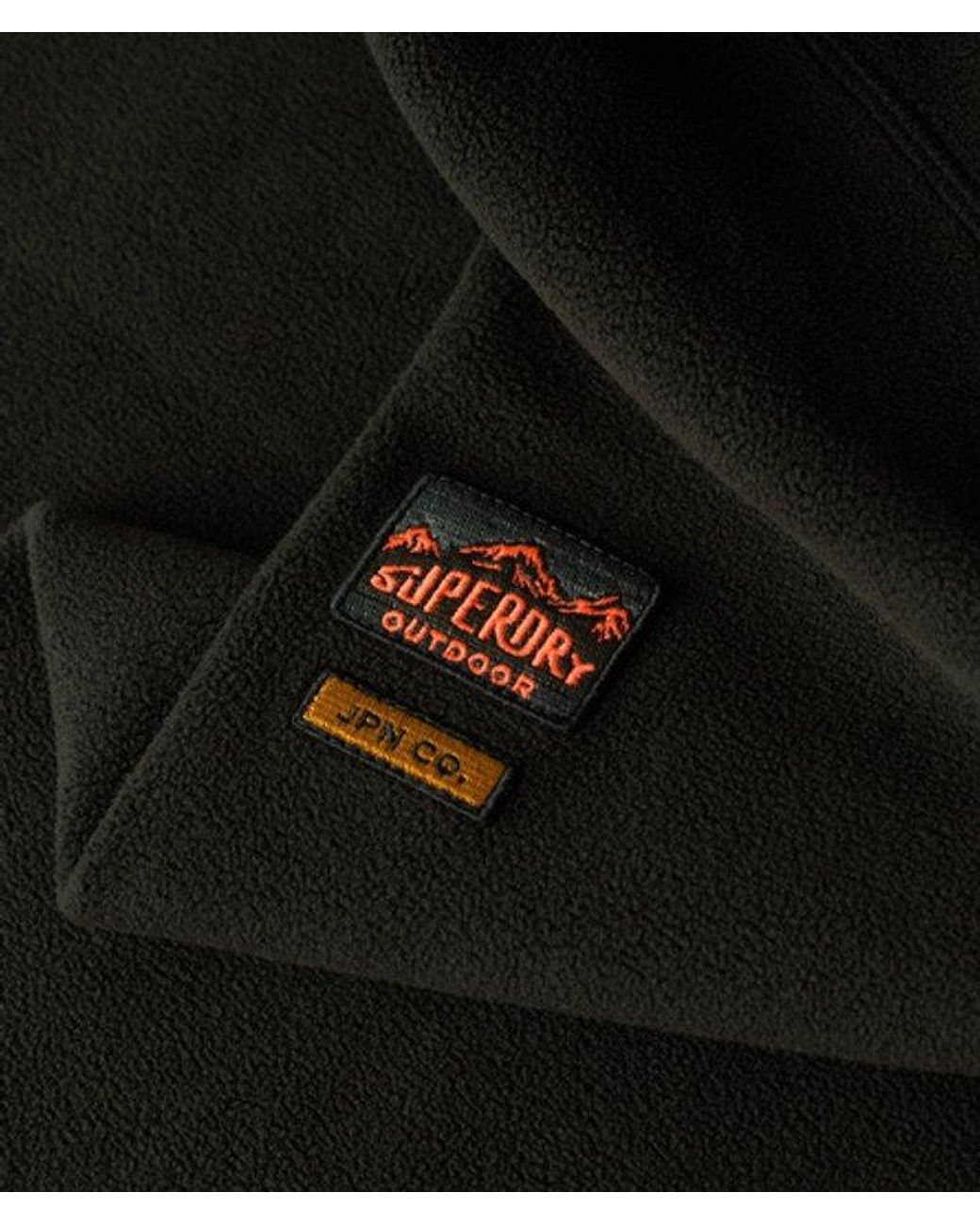 Superdry Black & Co Active Half Zip Fleece for men
