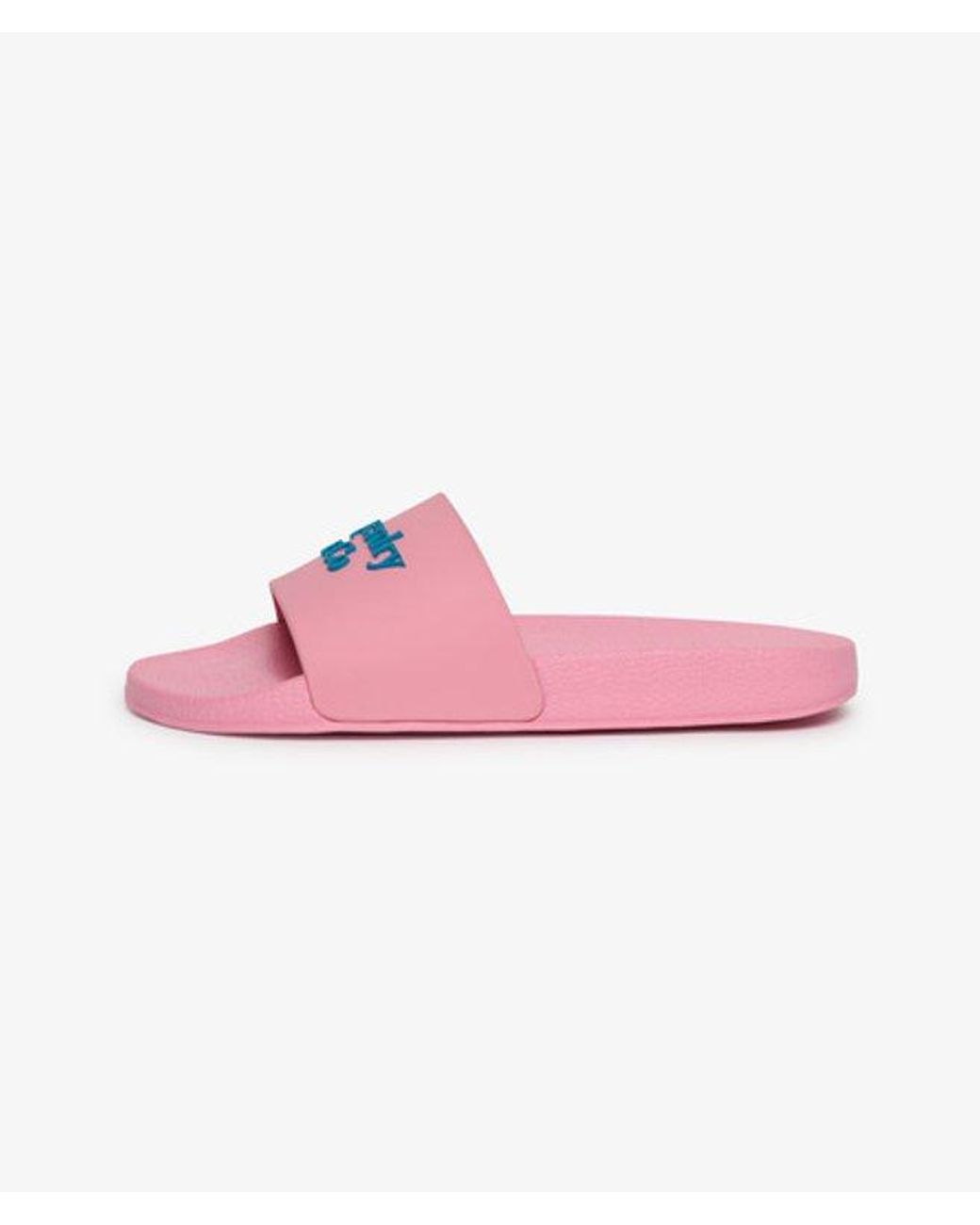 Superdry Pink & Co Pool Sliders