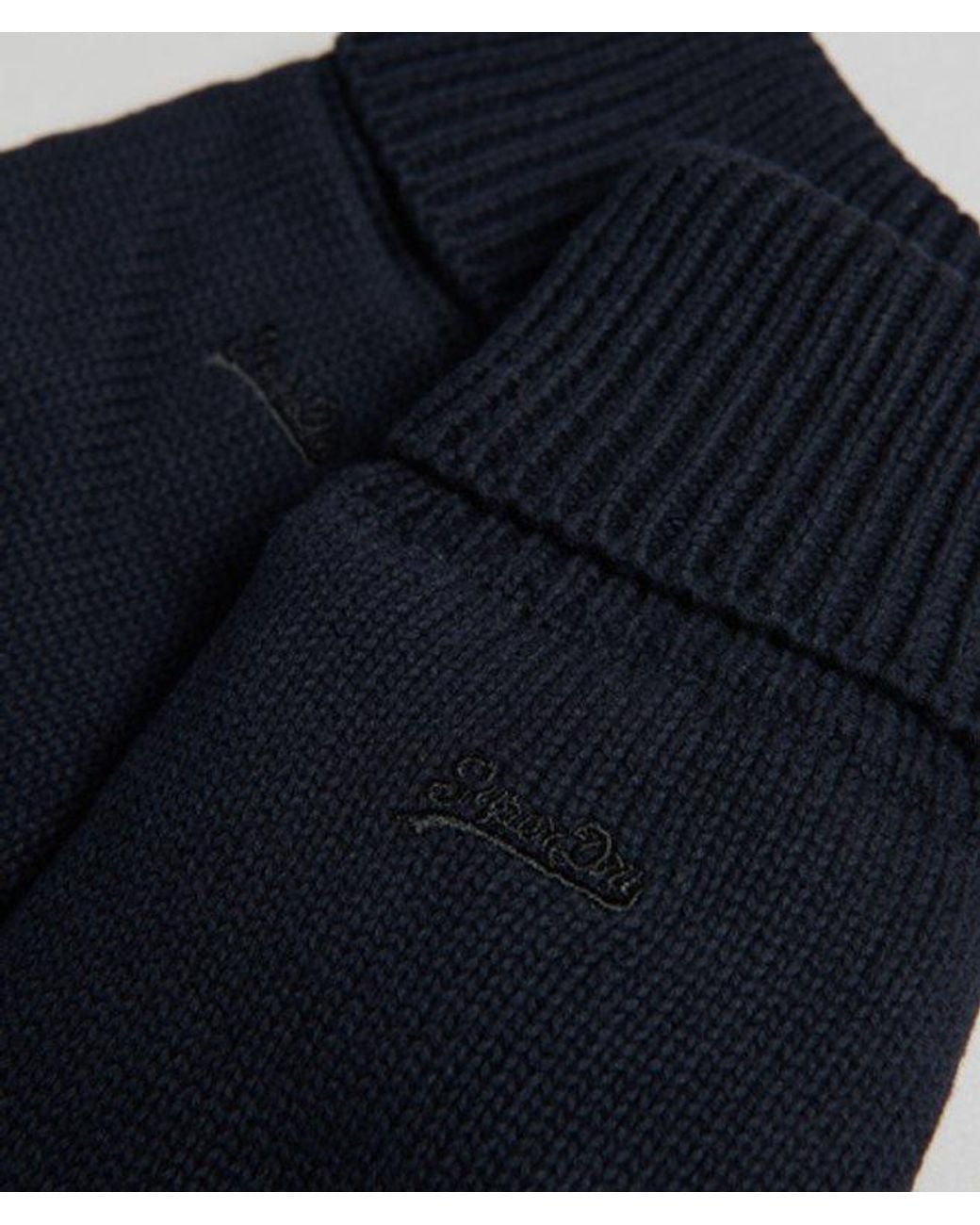 Superdry Blue & Co Vintage Logo Gloves for men