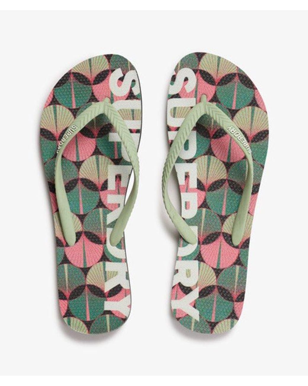 Superdry White & Co Logo Flip Flops