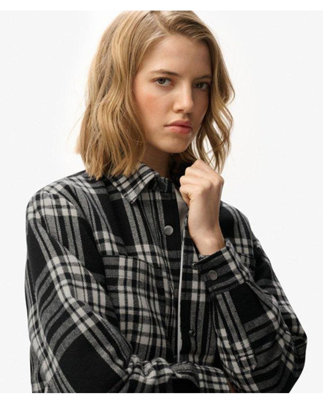 Superdry Gray & Co Check Lined Shirt