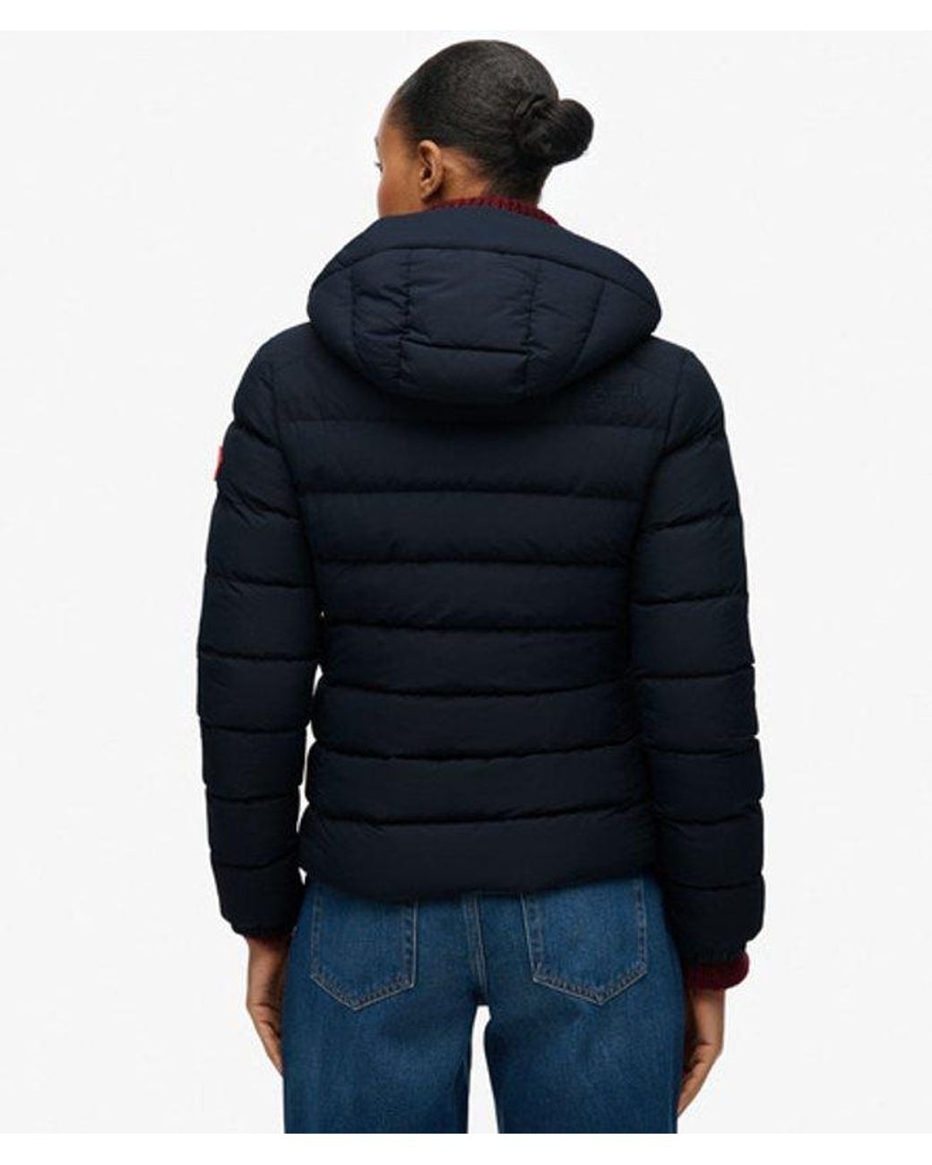 Superdry Blue & Co Hooded Fuji Padded Jacket