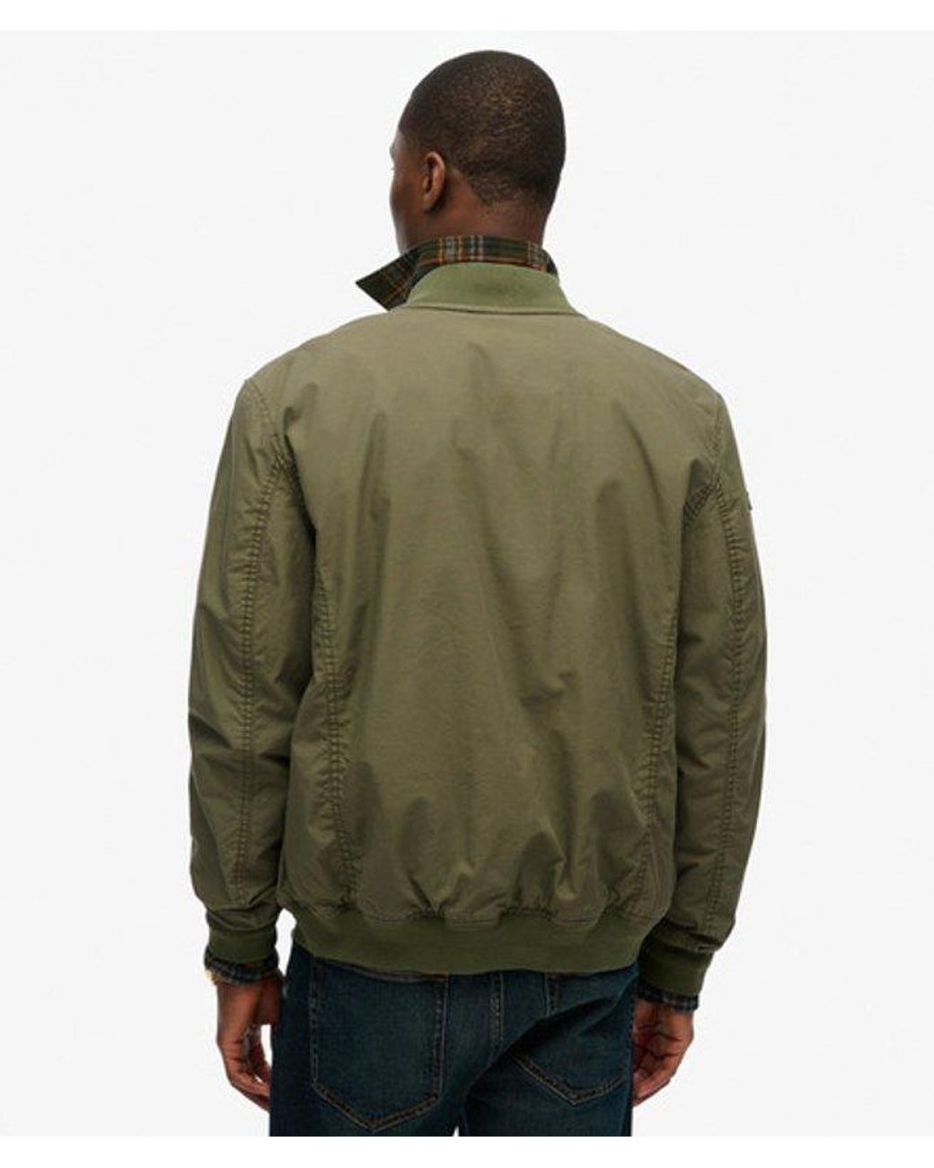 Superdry Lichtgewicht Ma1 Bomberjack in het Green voor heren