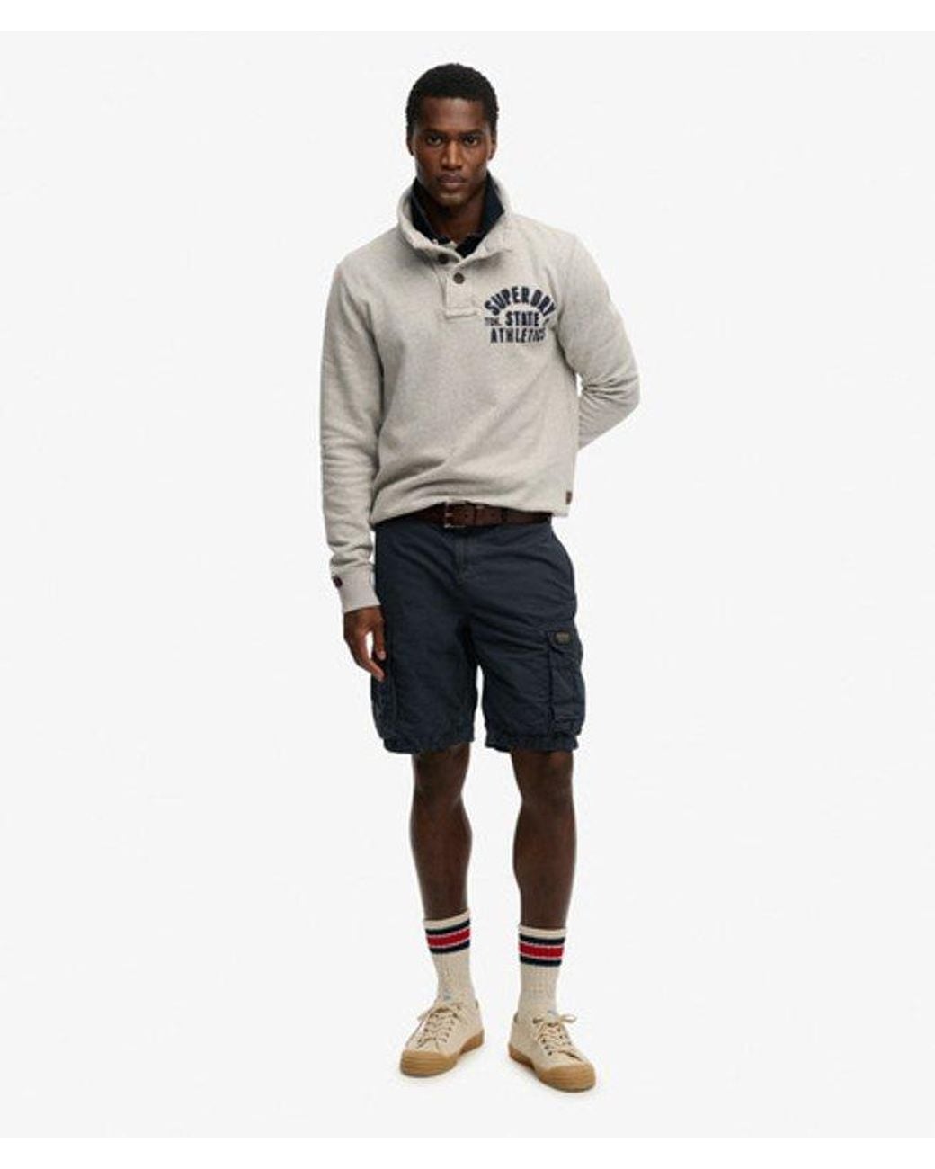 Superdry Blue & Co Parachute Light Shorts for men