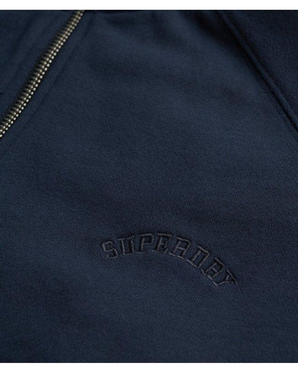 Superdry Essential Logo Zip Trainingsjack in het Blue