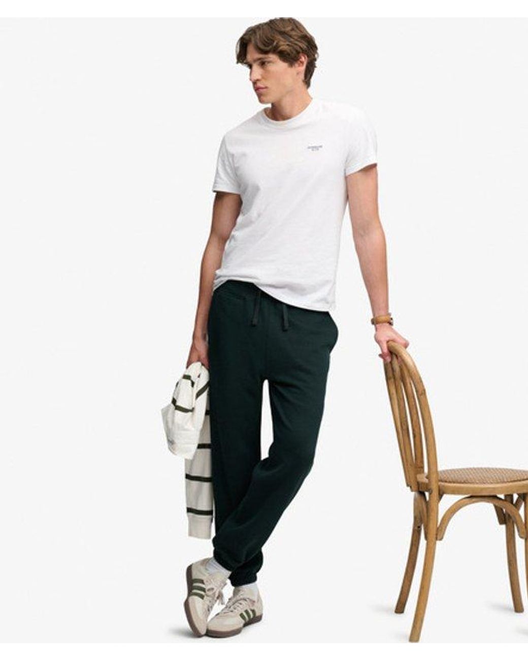 Superdry White & Co Essential Company Logo joggers for men