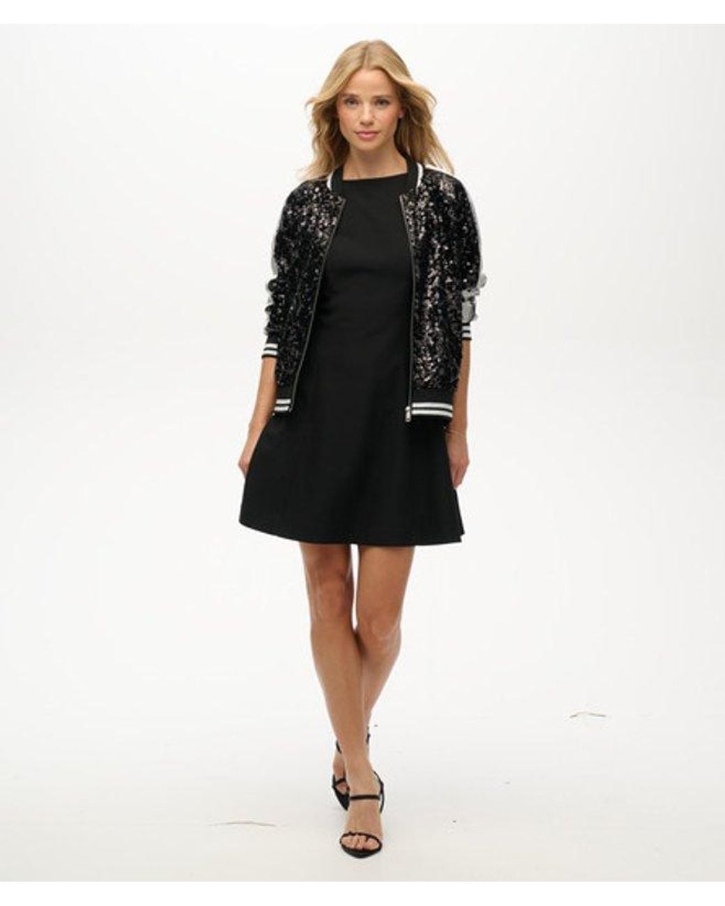 Superdry Black & Co Sequin Suikajan Jacket