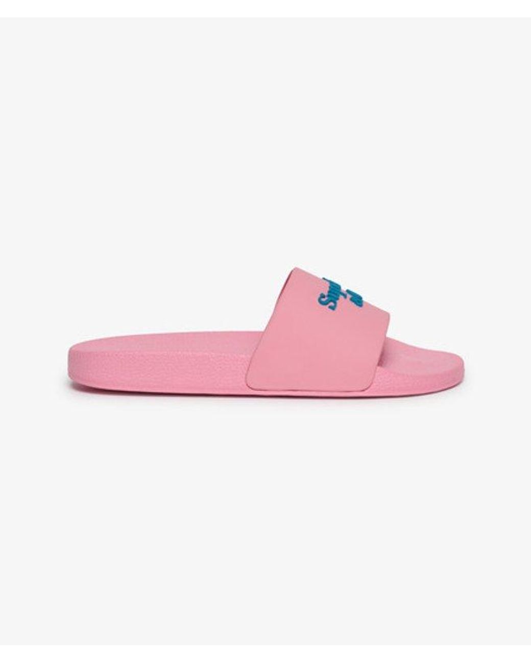 Superdry Pink & Co Pool Sliders