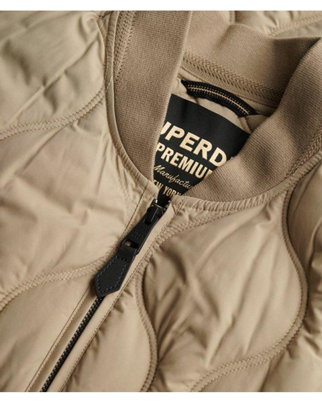 Superdry Natural Short Quilted Liner Jacket