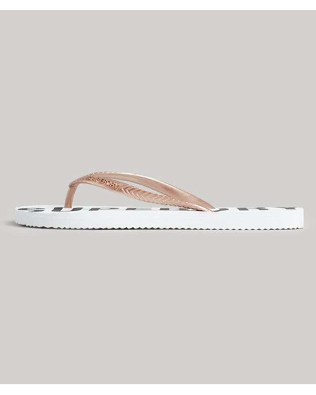 Superdry Metallic & Co Code Core Sport Flip Flops