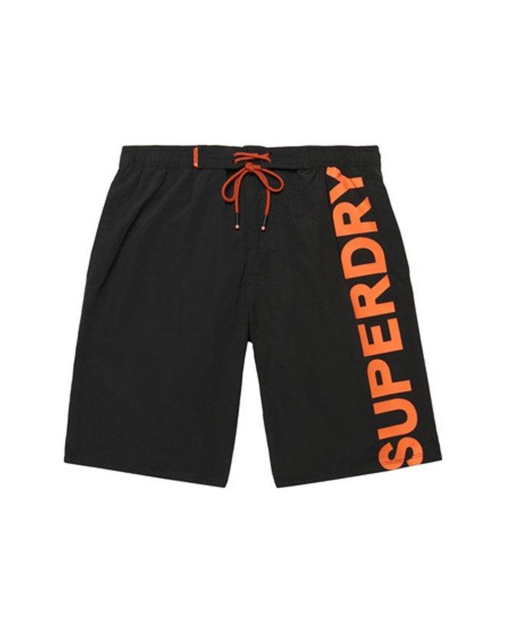 Superdry Black & Co Classic 19- Inch Logo Board Shorts for men