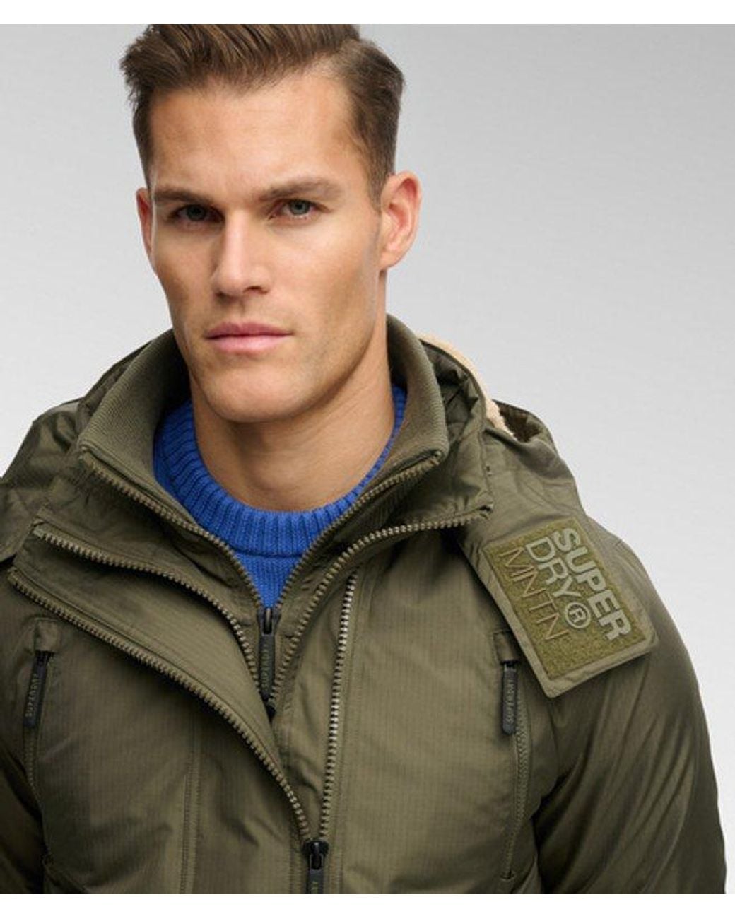 Superdry Green & Co Hooded Arctic Windcheater Jacket for men