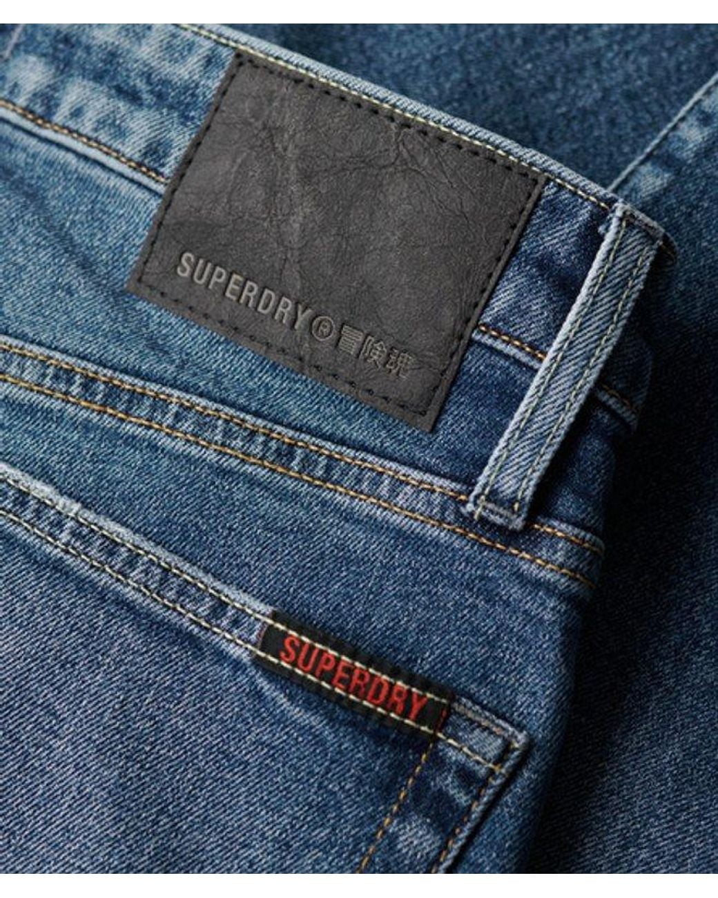 Superdry Blue & Co Organic Cotton Vintage Slim Jeans for men