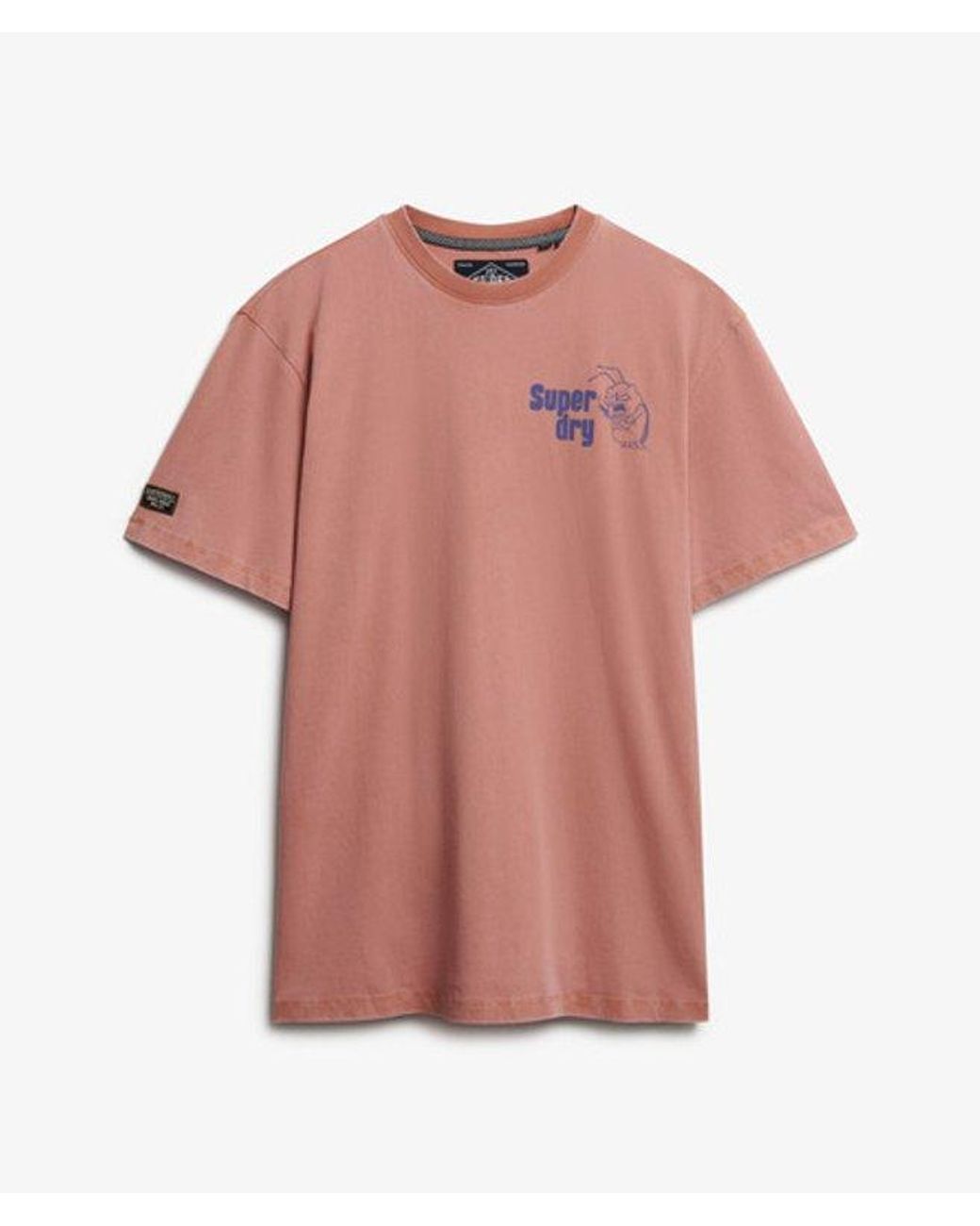 Superdry Brown & Co Trade Tools Oversized T-shirt for men
