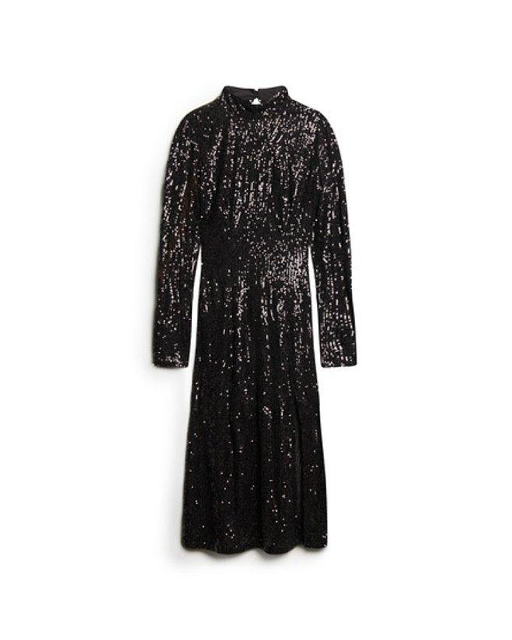 Superdry Black & Co Slim Fit Backless Sequin Midi Dress