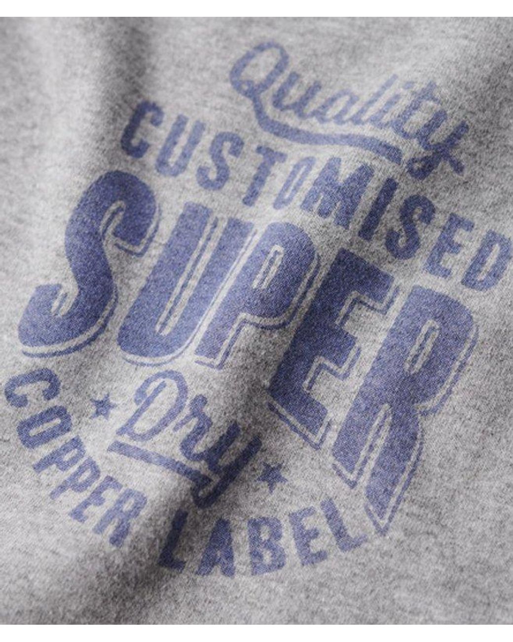 Superdry Gray & Co Copper Label Chest Graphic T-shirt for men