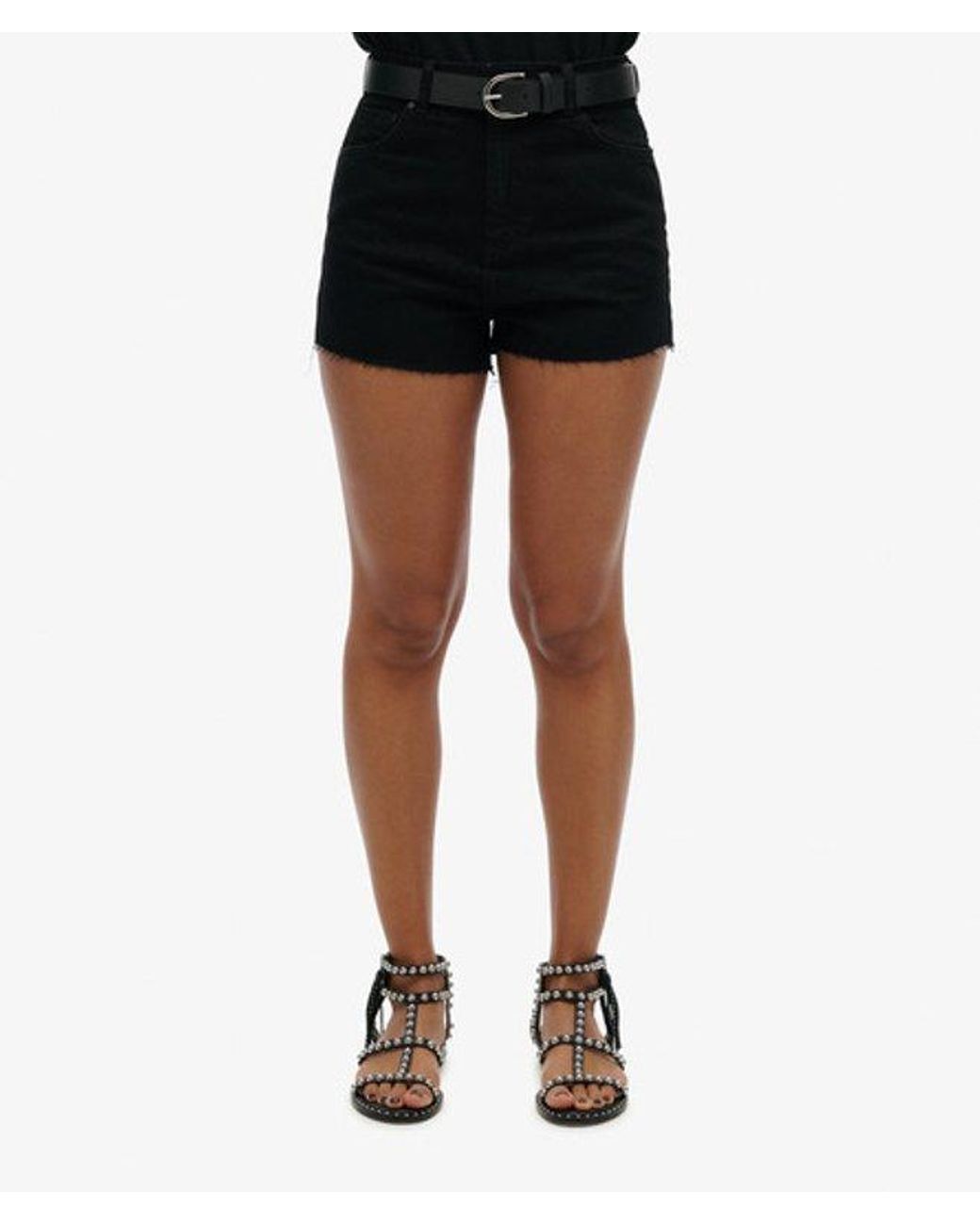 Superdry Black & Co Ruby Cut Off Shorts