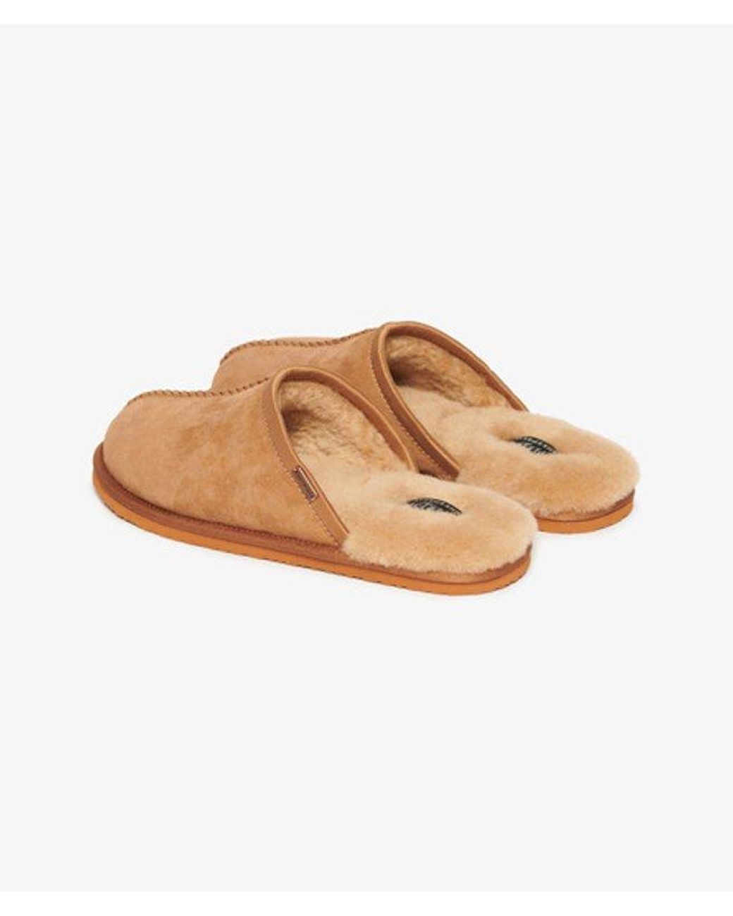 Superdry Brown & Co Classic Suede Mule Slippers for men