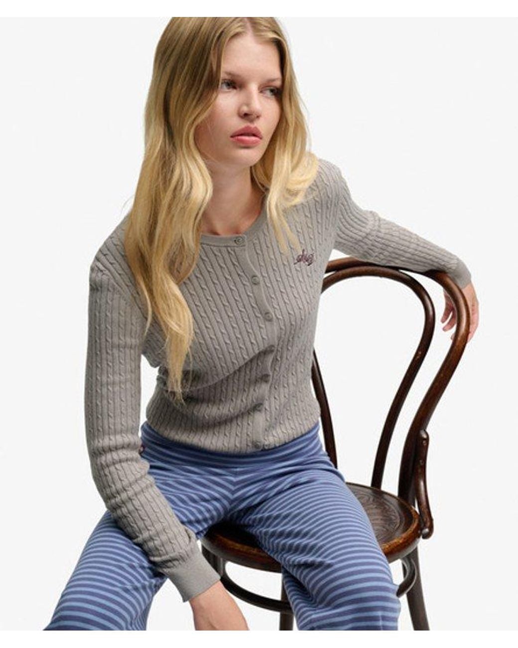 Superdry Blue & Co Lightweight Essential Cardigan