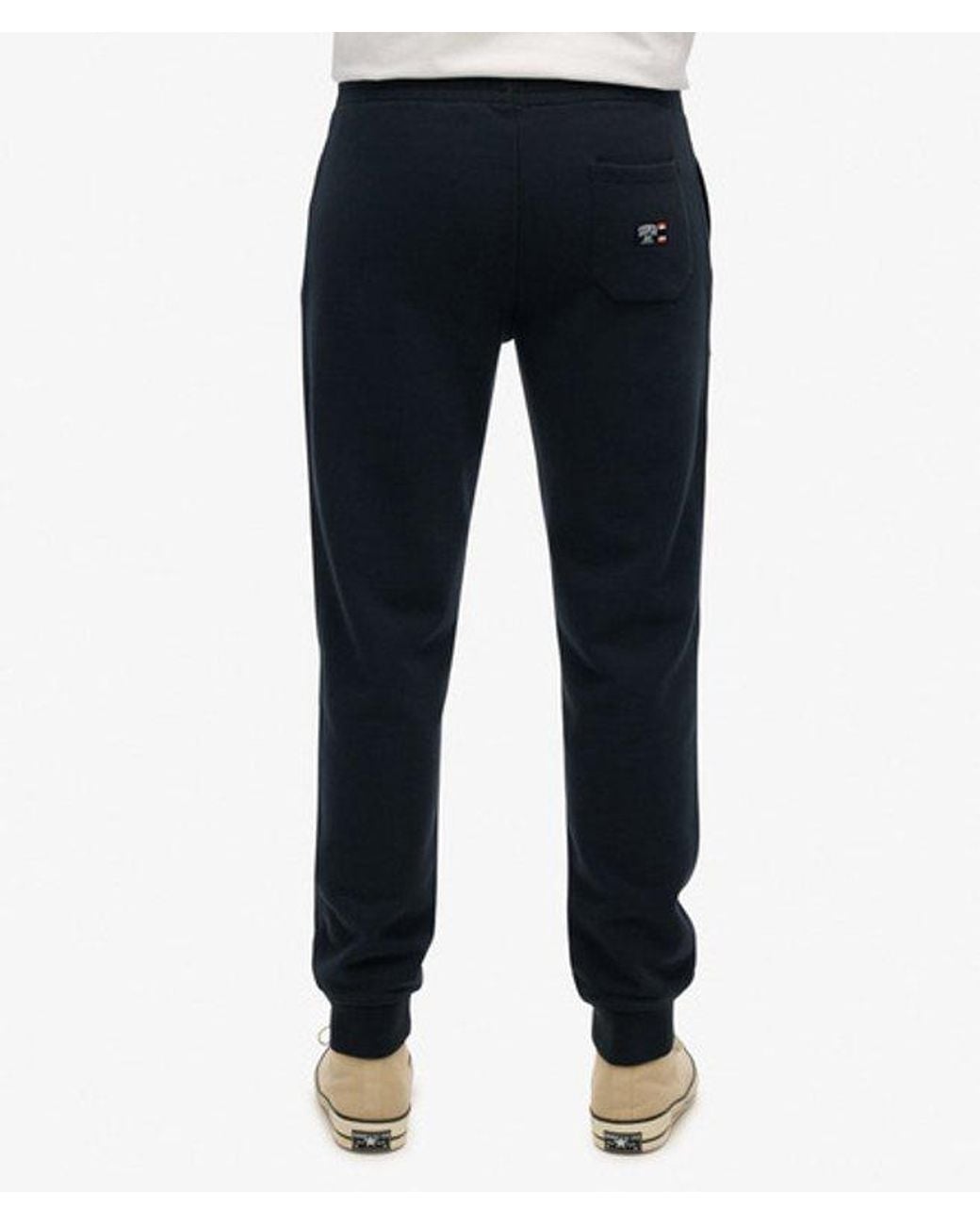 Superdry Essential joggingbroek Met Logo in het Blue voor heren
