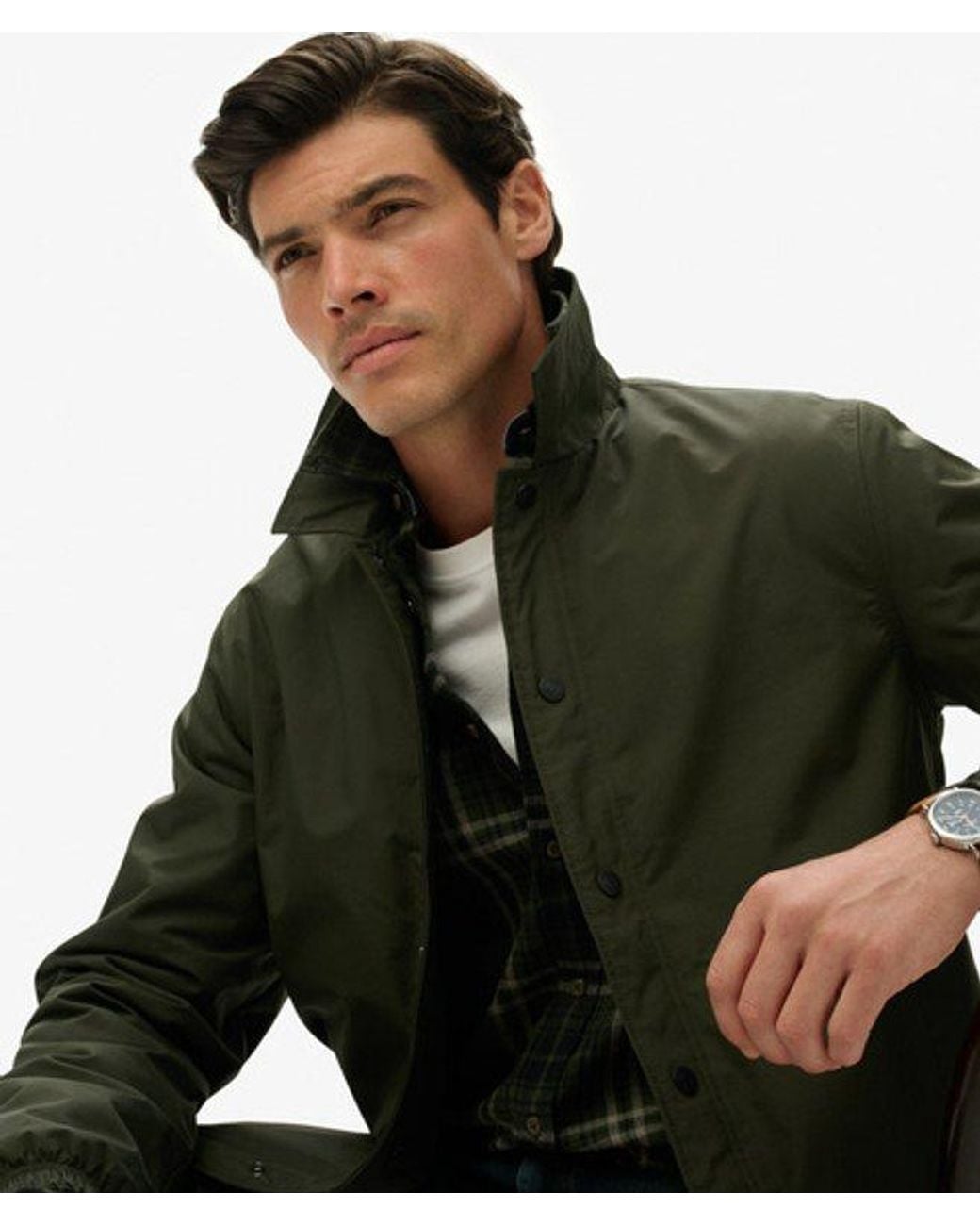 Superdry Green & Co Nylon Coach Jacket for men