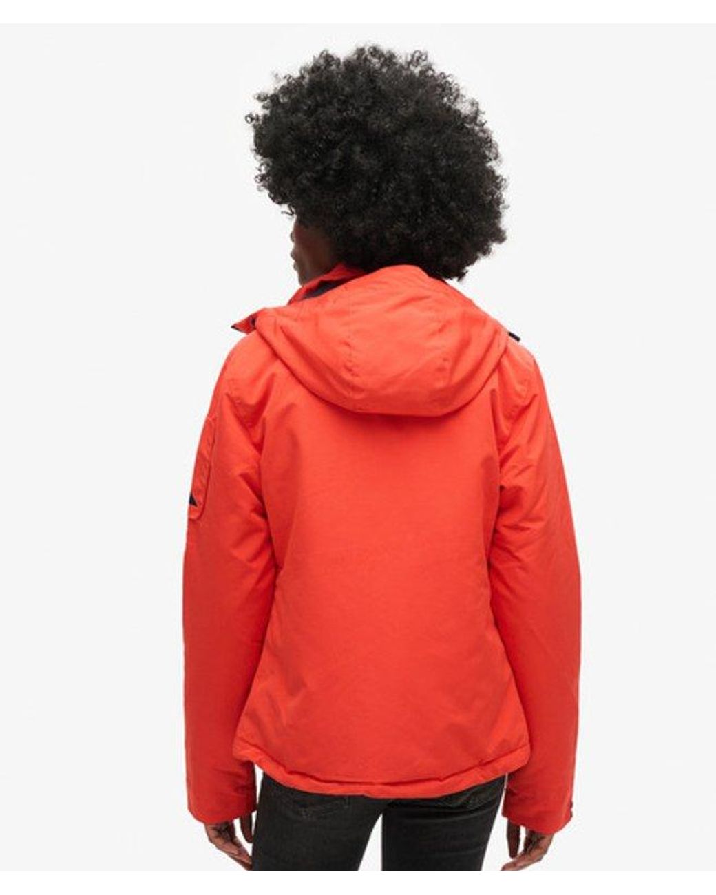 Superdry Red Hooded Ultimate Sd-Windcheater Jacket Bold/Rich