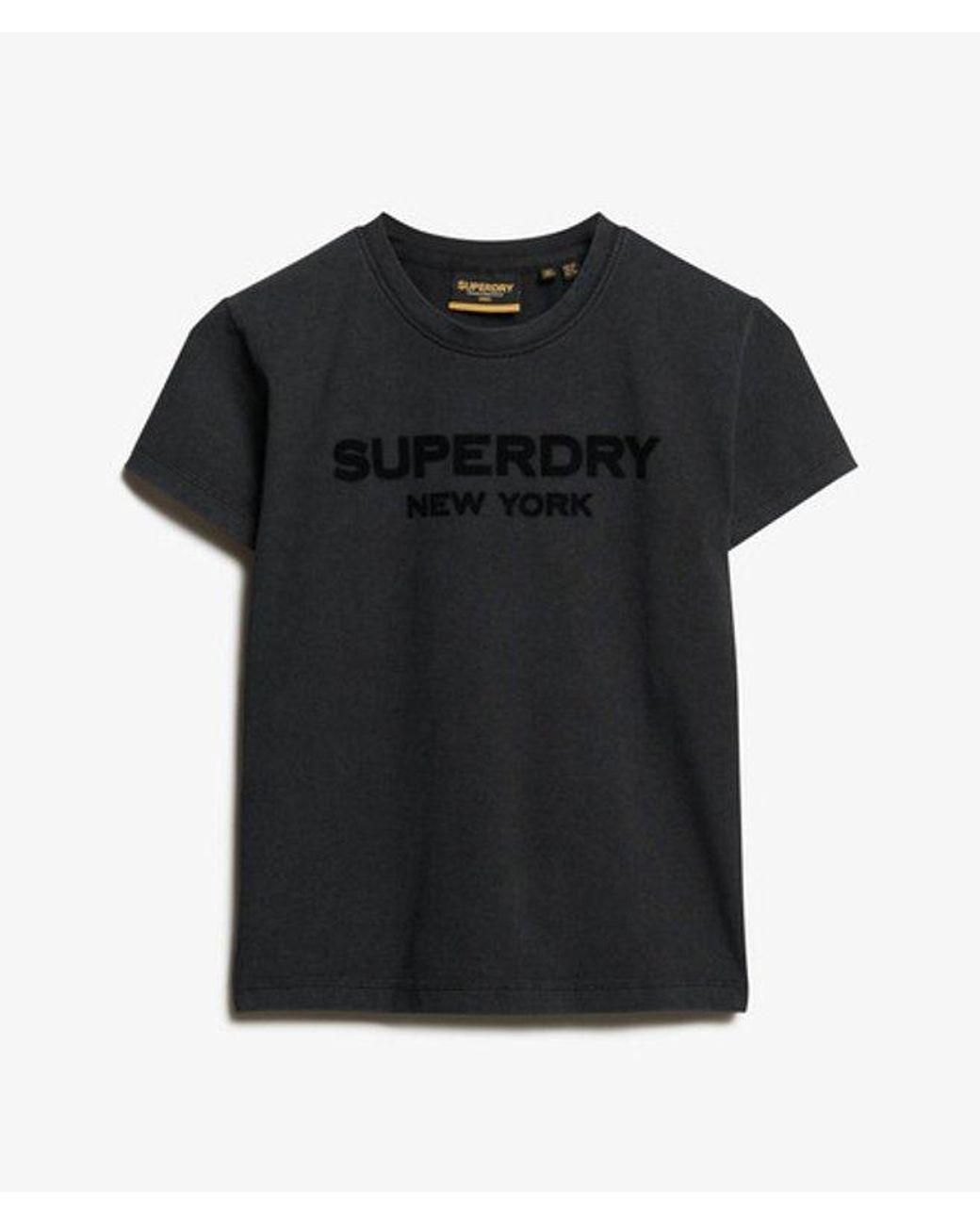 Superdry Black & Co Sport Luxe Graphic Fitted T-shirt