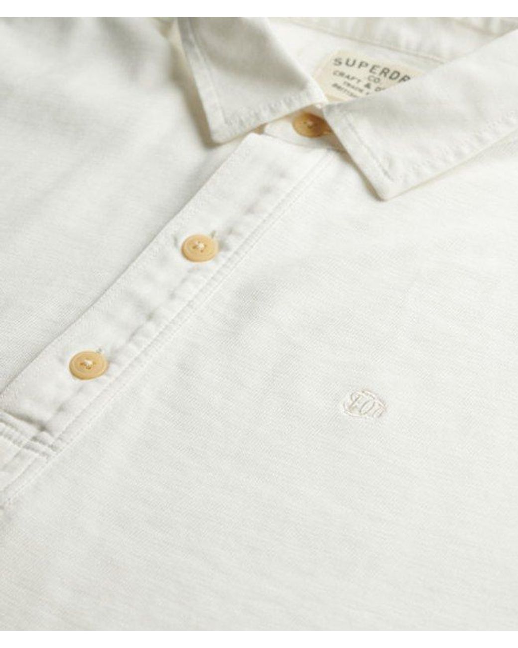 Superdry White & Co Classic Preppy Long Sleeved Top for men