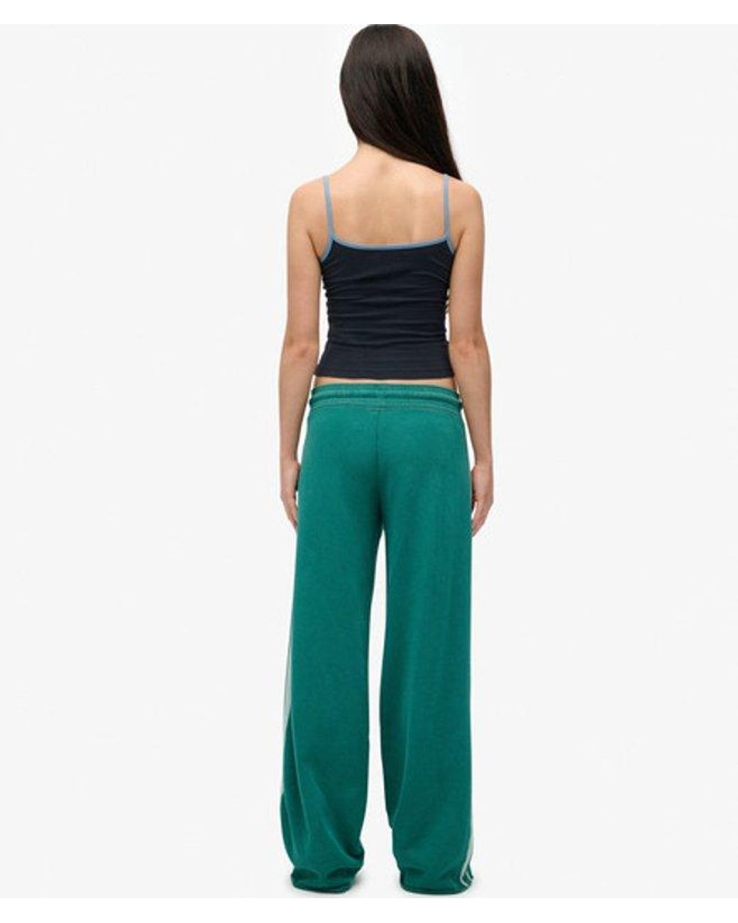 Superdry Blue & Co Athletic Essentials Logo Straight joggers