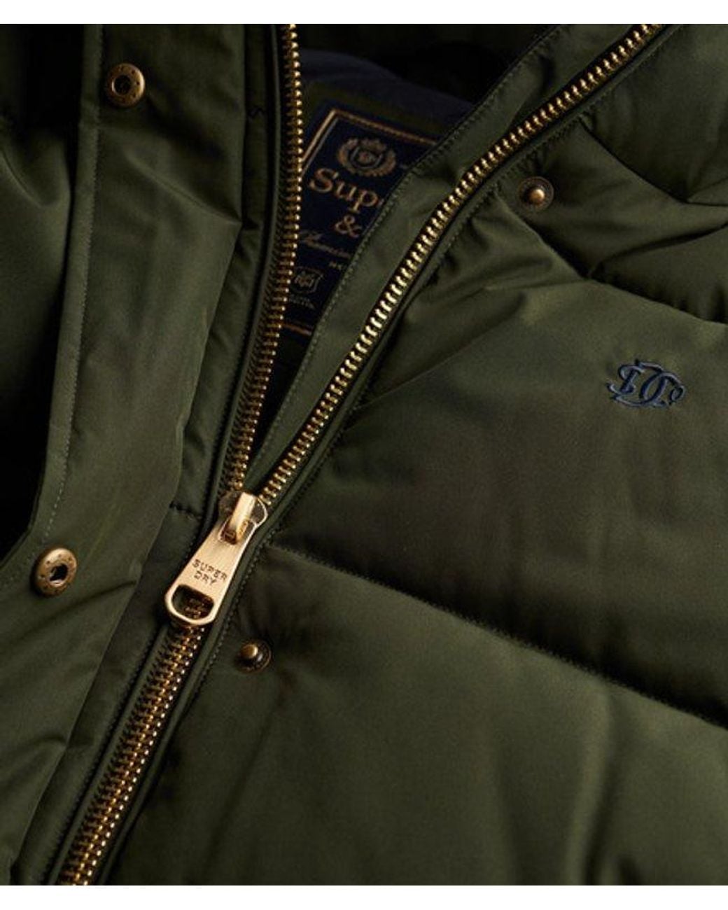 Superdry Green & Co Premium Hooded Puffer Jacket