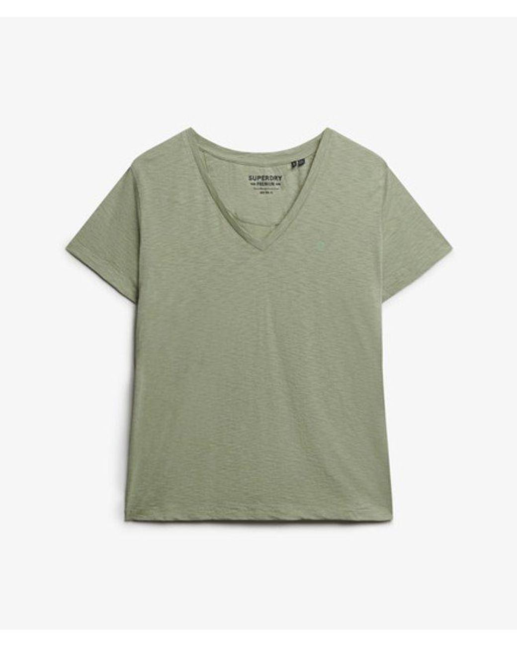 Superdry Gray & Co Studios Slub Embroidered T-shirt
