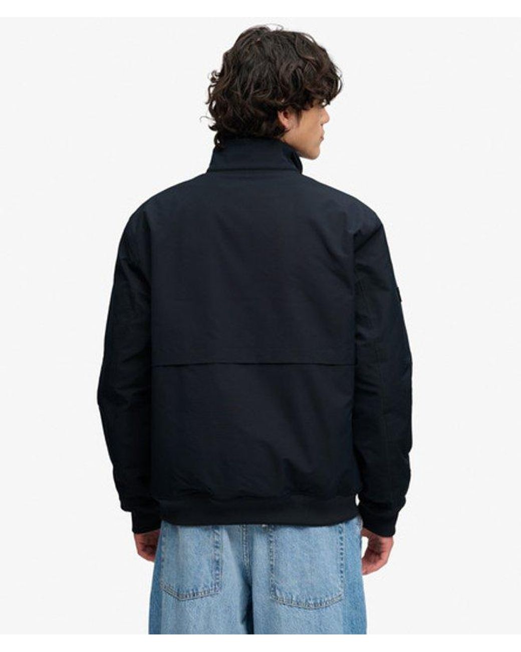 Superdry Blue & Co Campus Padded Harrington Jacket for men