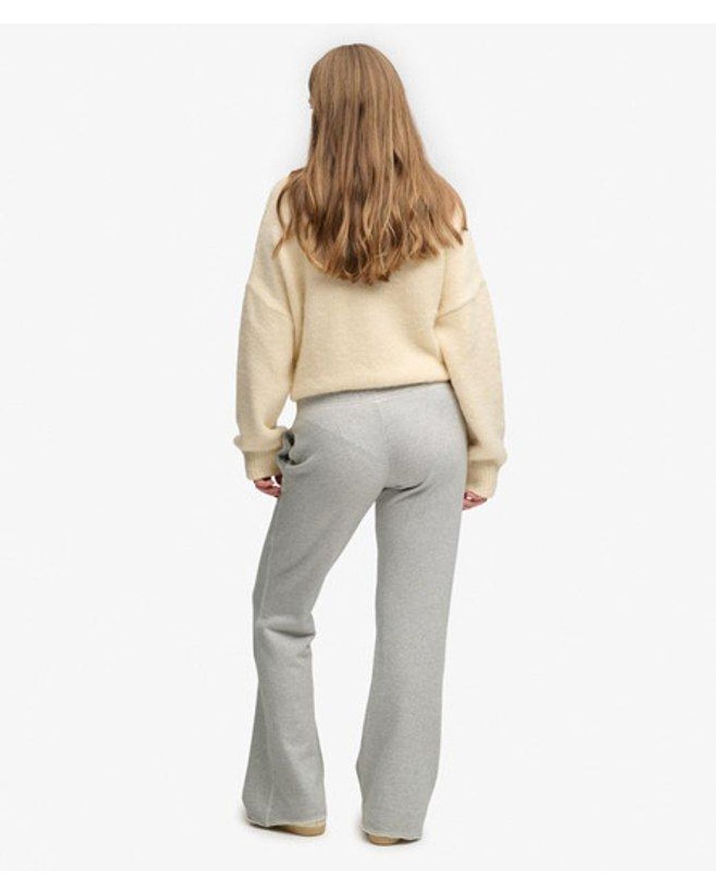 Superdry Natural & Co Athletic Embroidered Flare joggers