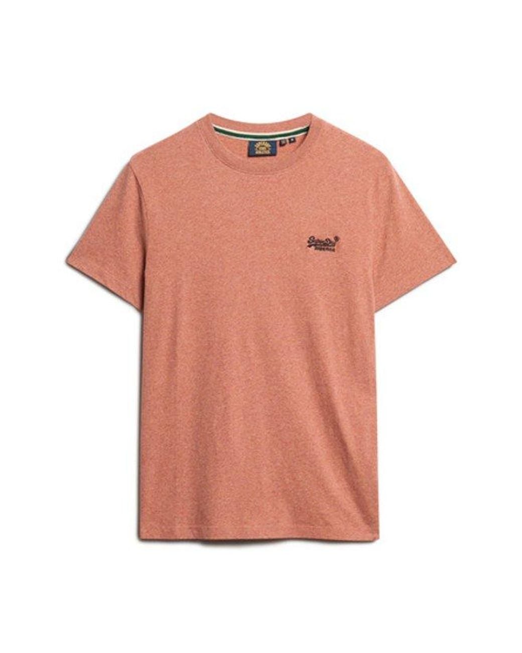 Superdry Red & Co Essential Logo T-shirt for men