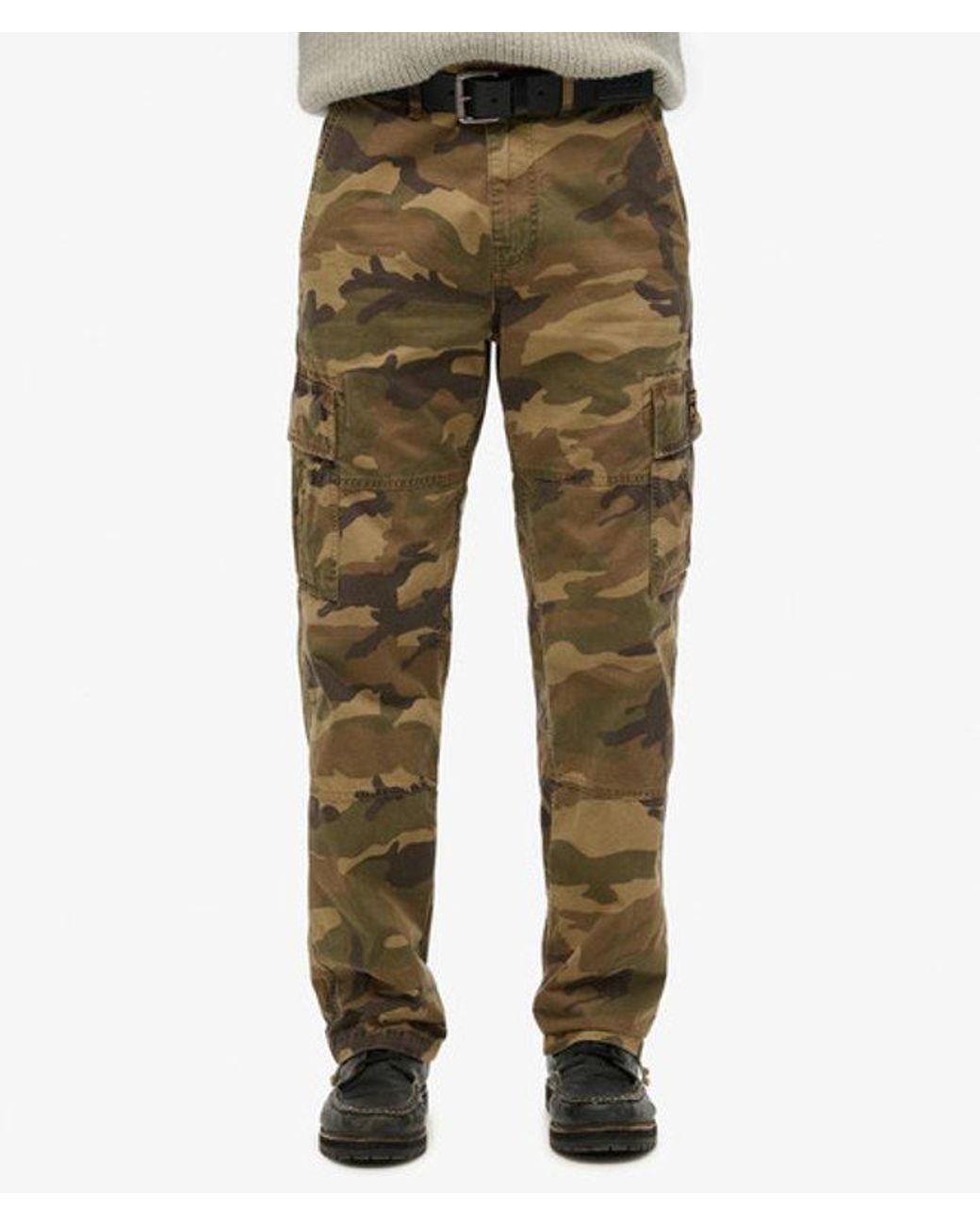 Superdry Natural & Co Organic Cotton baggy Cargo Pants for men