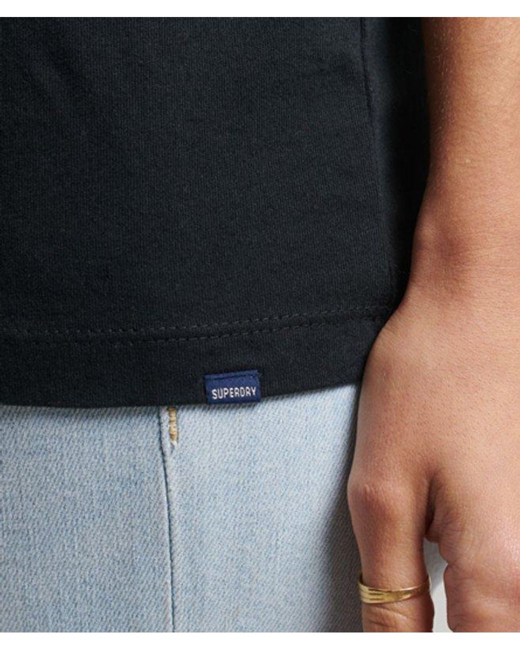 Superdry Blue & Co Organic Cotton Vintage Logo T-shirt