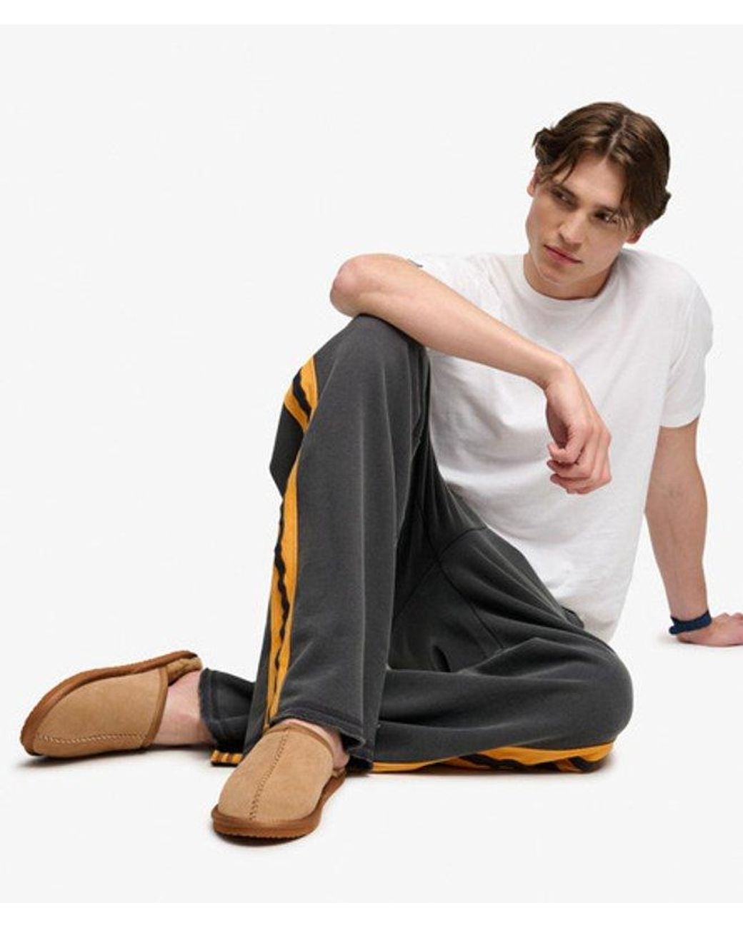 Superdry Brown & Co Mule Slipper for men