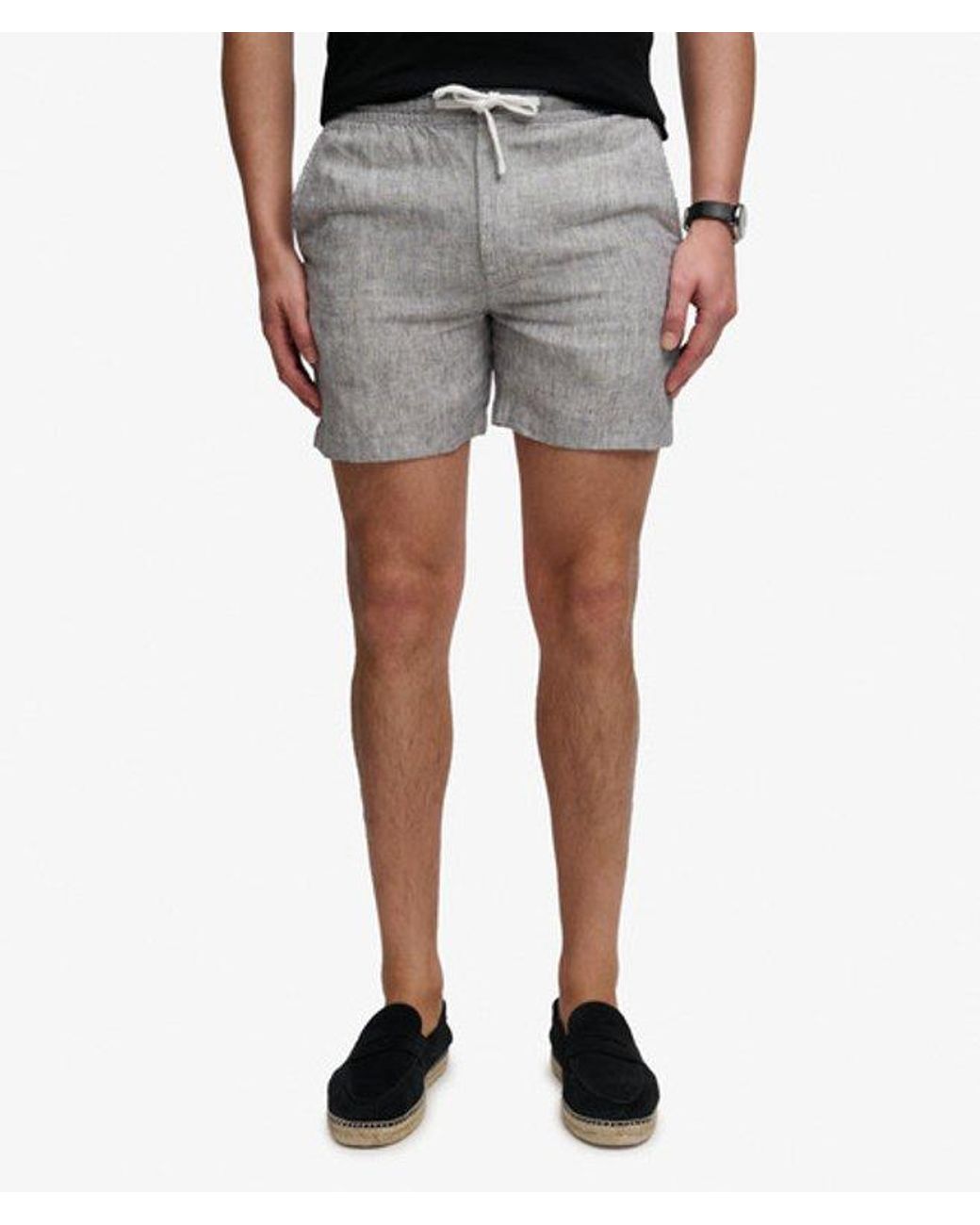 Superdry Blue & Co The Merchant Store - Linen Shorts for men
